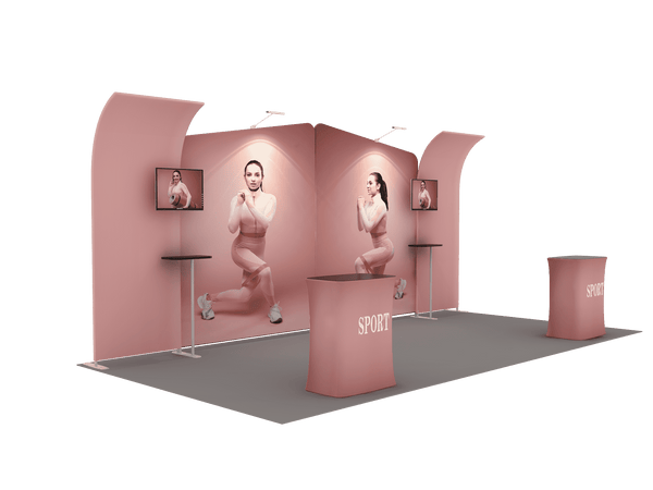 Portable Exhibit Display 6m x 3m - Model 3