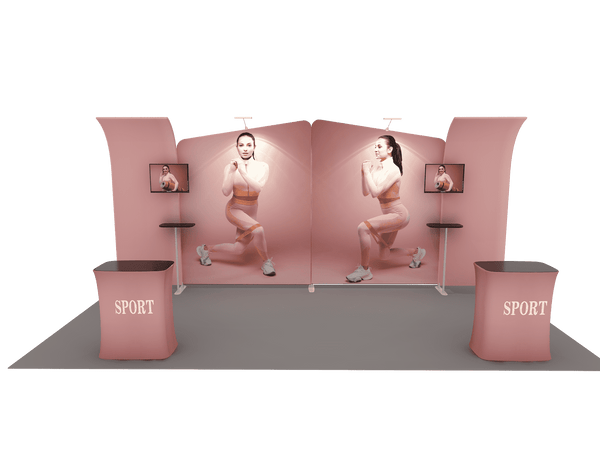 Portable Exhibit Display 6m x 3m - Model 3