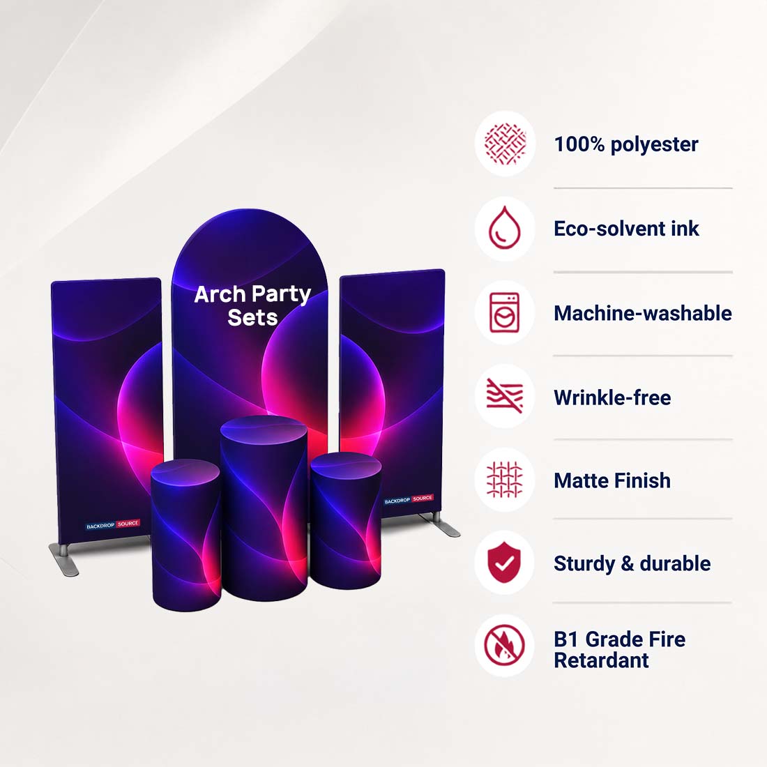 Arch Party Sets with Plinth - Model 3
