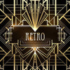 Art Deco Geometric Pattern Print Photography Backdrop