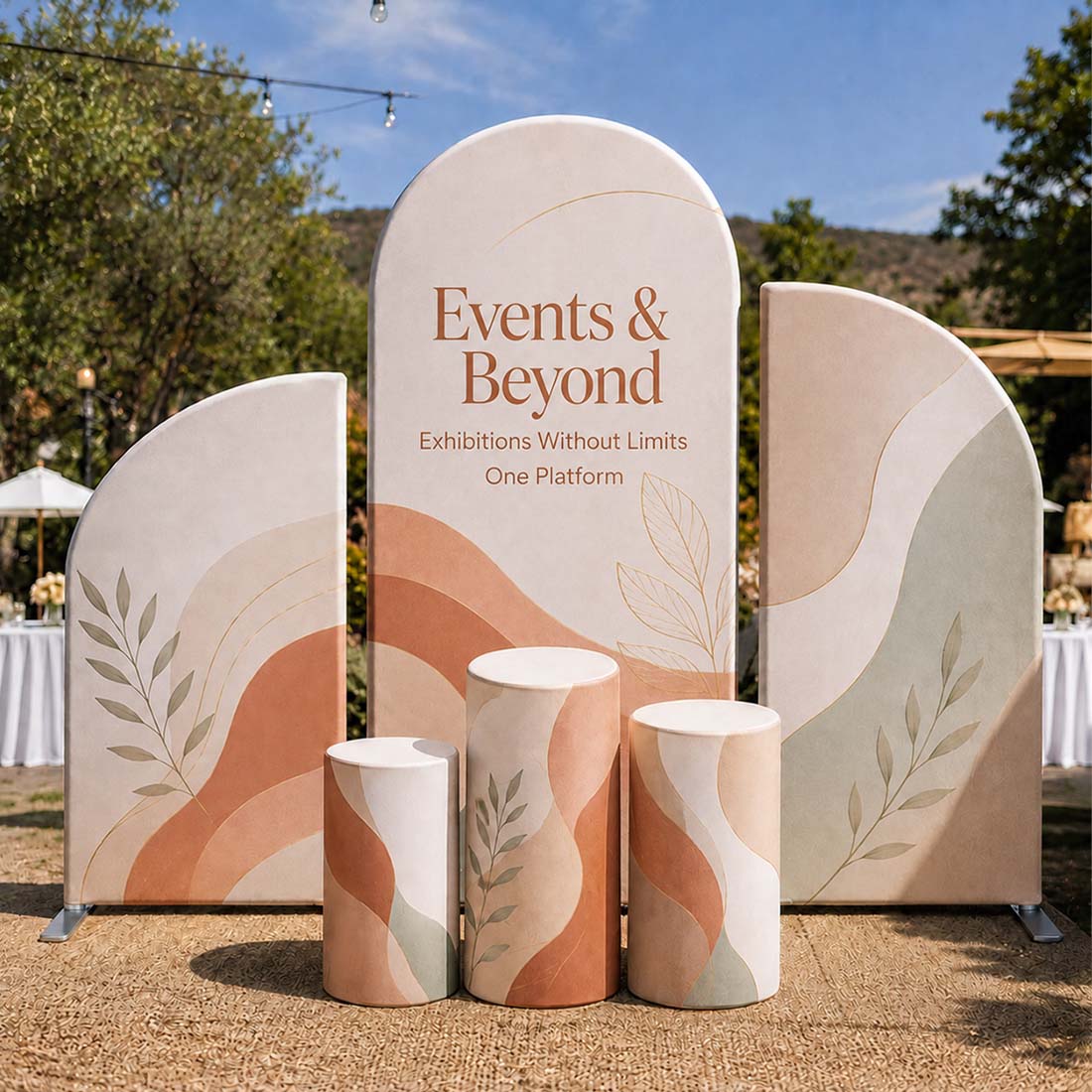 Arch Party Sets with Plinth - Model 2
