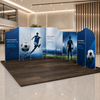 5x5m Magnetic Fabric Booth Wall with 10 Panels
