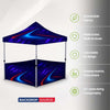 Heavy Duty Fabric Canopy Tent – (2m W x 3m H)