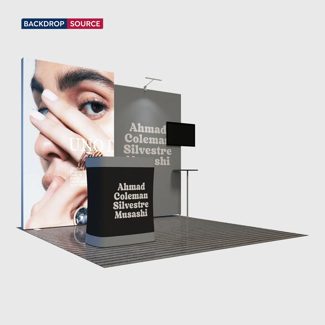 Premier 3m x 3m Exhibition Booth - Model 4