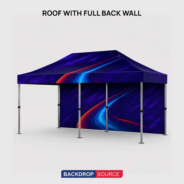 Heavy Duty Fabric Canopy Tent – (6m W x 3m H)