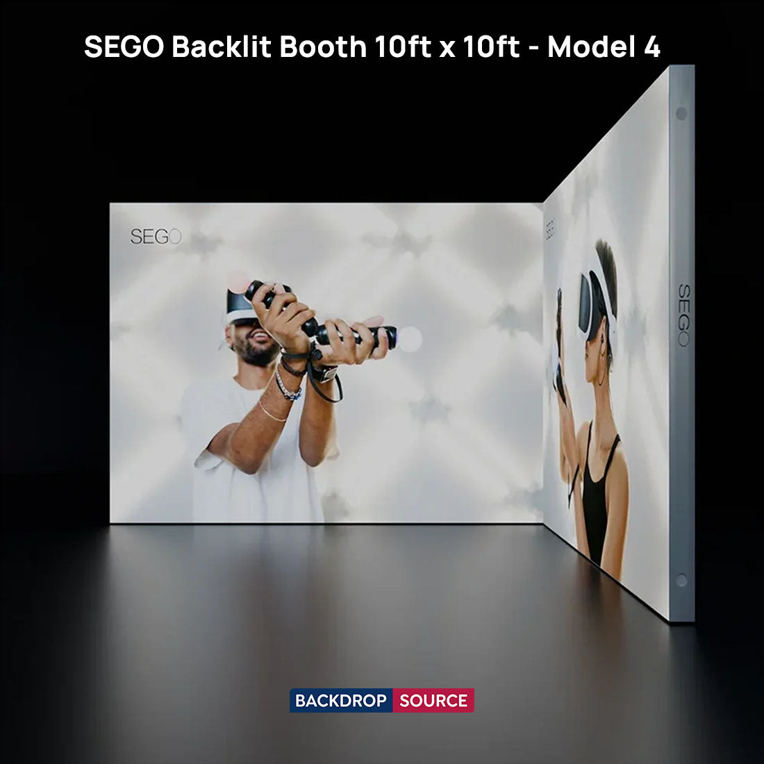 SEGO Backlit Booth 3m x 3m - Model 4
