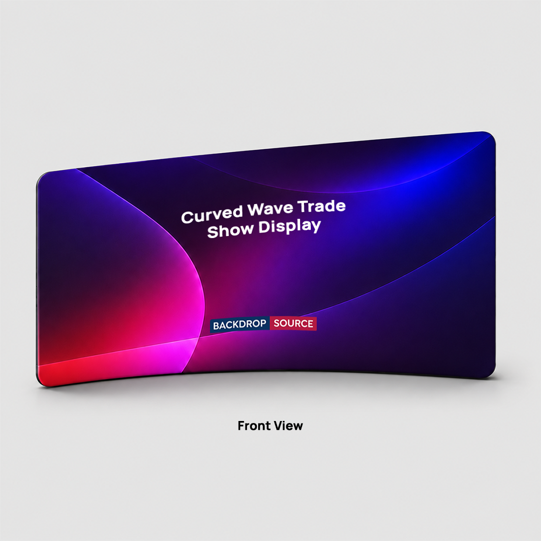 Curved Wave Trade Show Display