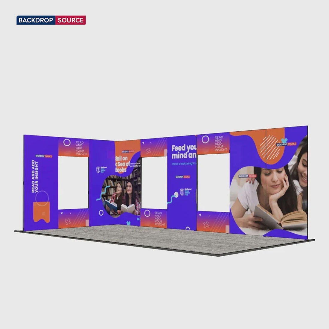 6m Folding SEG Booth Kit with 12 Modular Panels