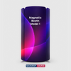 2x2m Magnetic Fabric Booth Wall with 4 Curved Panels