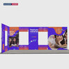 6m Folding SEG Booth Kit with 12 Modular Panels
