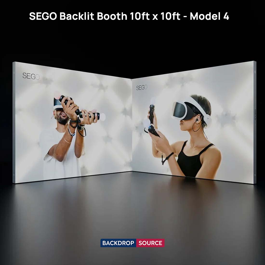 SEGO Backlit Booth 3m x 3m - Model 4
