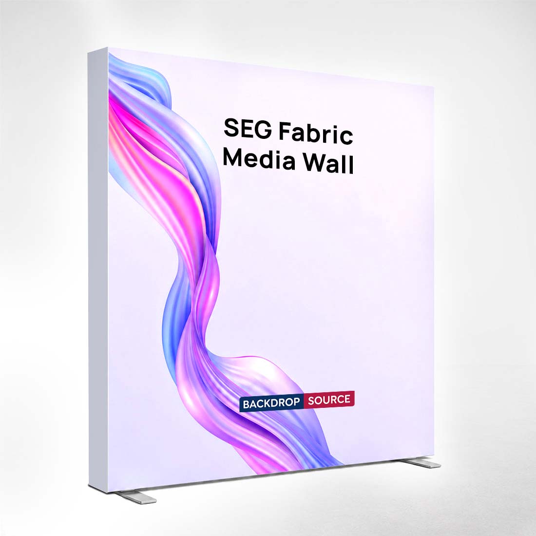 SEG Fabric Media Wall - 2.5m W x 2.5m H