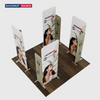 3x3m Magnetic Fabric Booth Wall with 8 Panels