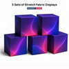 5 Sets of Stretch Fabric Displays for Product Showcase