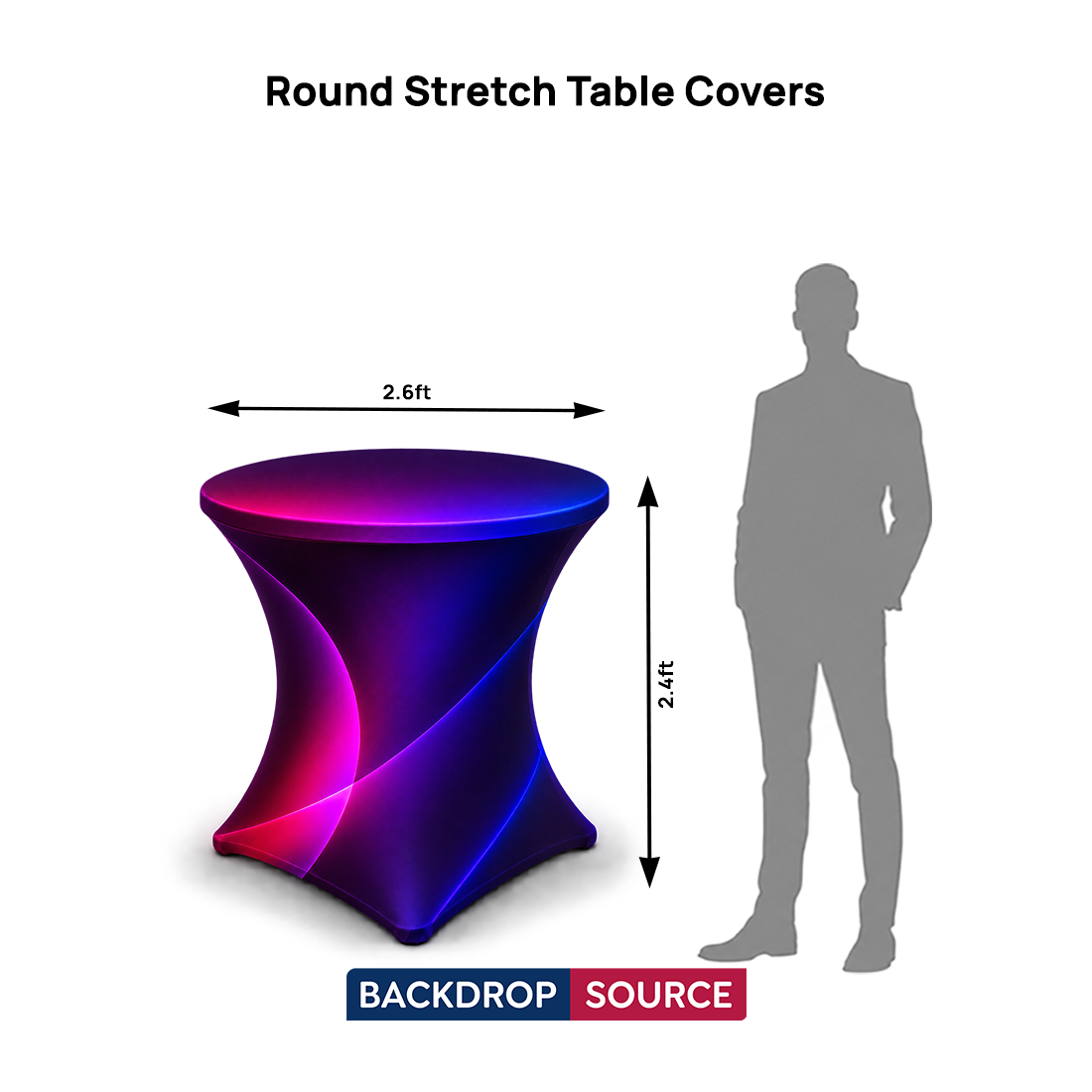 Round Stretch Table Covers