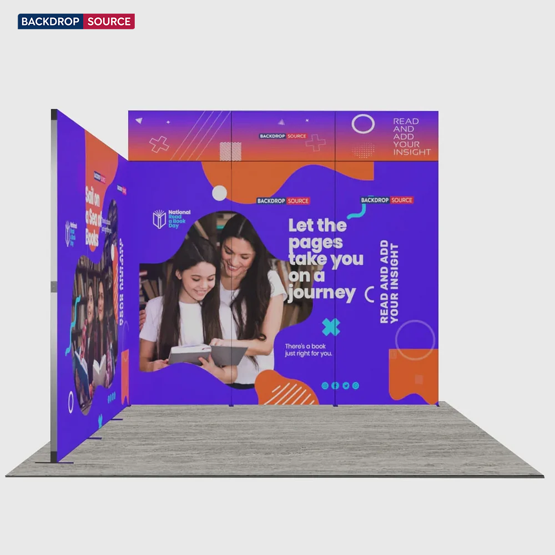 3m Folding SEG Booth Kit with Wing Sidewalls