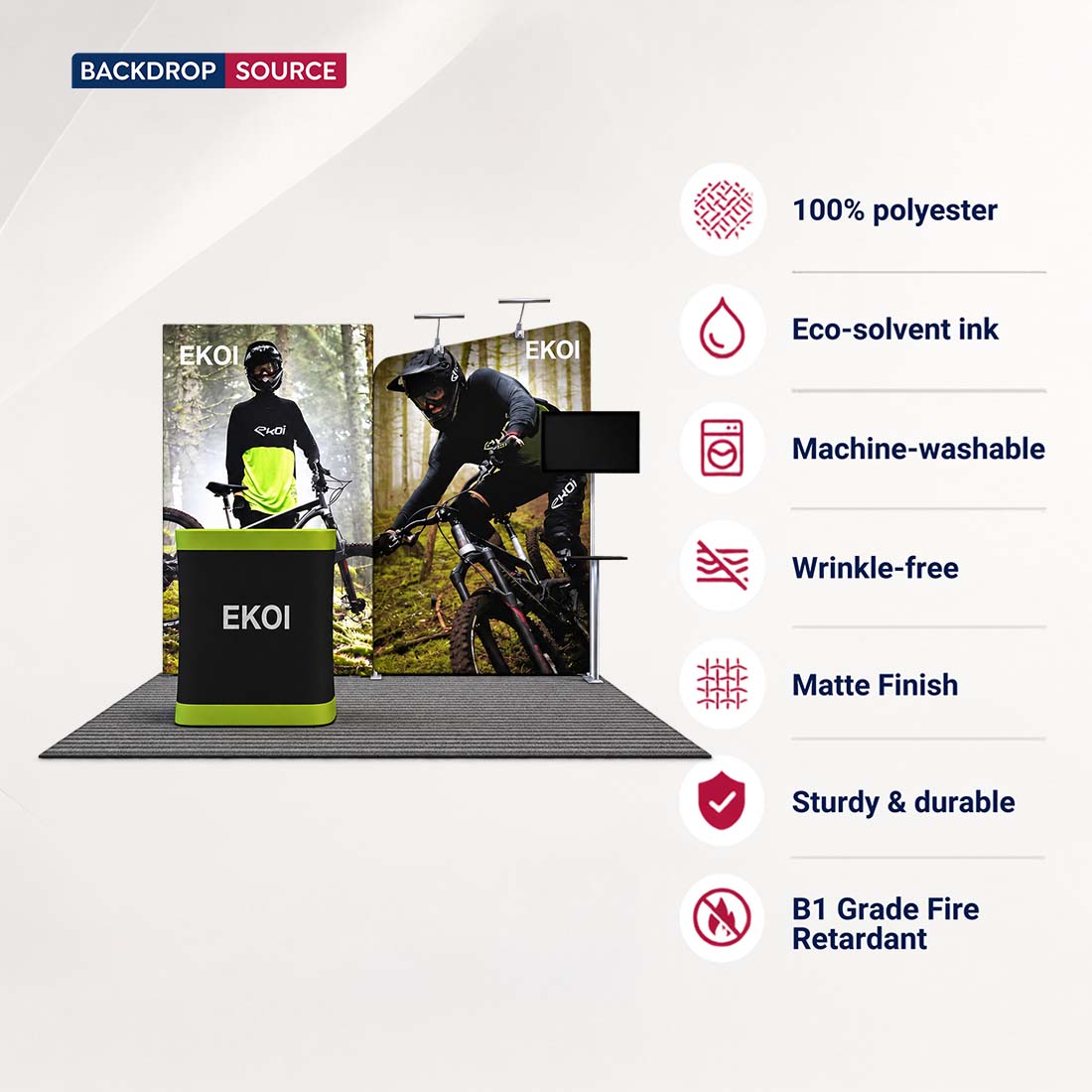 Premier 3m x 3m Exhibition Booth - Model 8