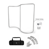 S Shape Wave Fabric Display Wall