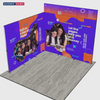 3m Folding SEG Booth Kit with Wing Sidewalls