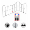 6x6m Magnetic Fabric Booth Wall with Mixed Curved & Angled Panels