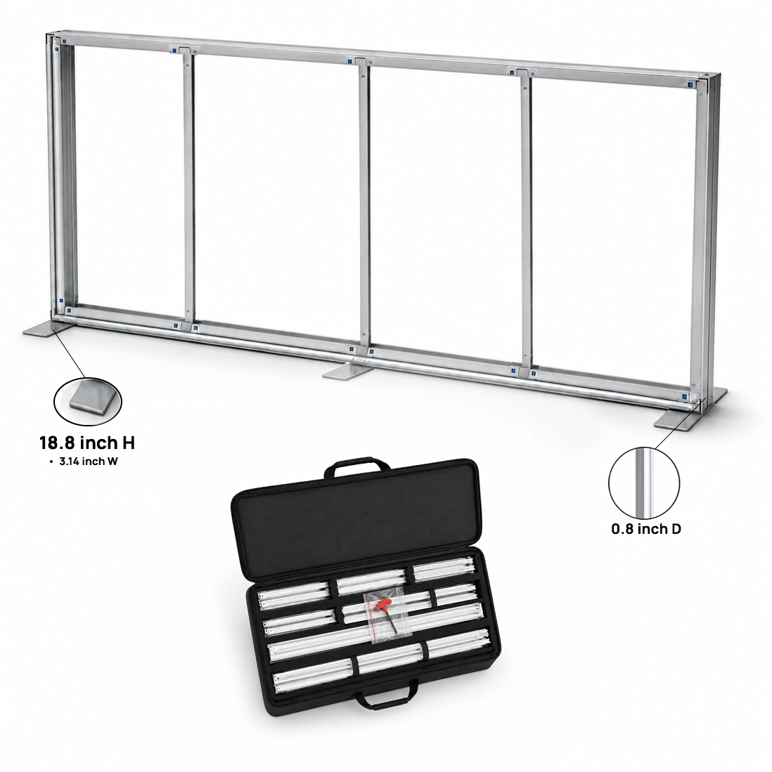 SEG Fabric Media Wall - 6m W