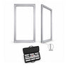 Non-Backlit Wall-Mounted SEG Fabric display - 100mm Depth