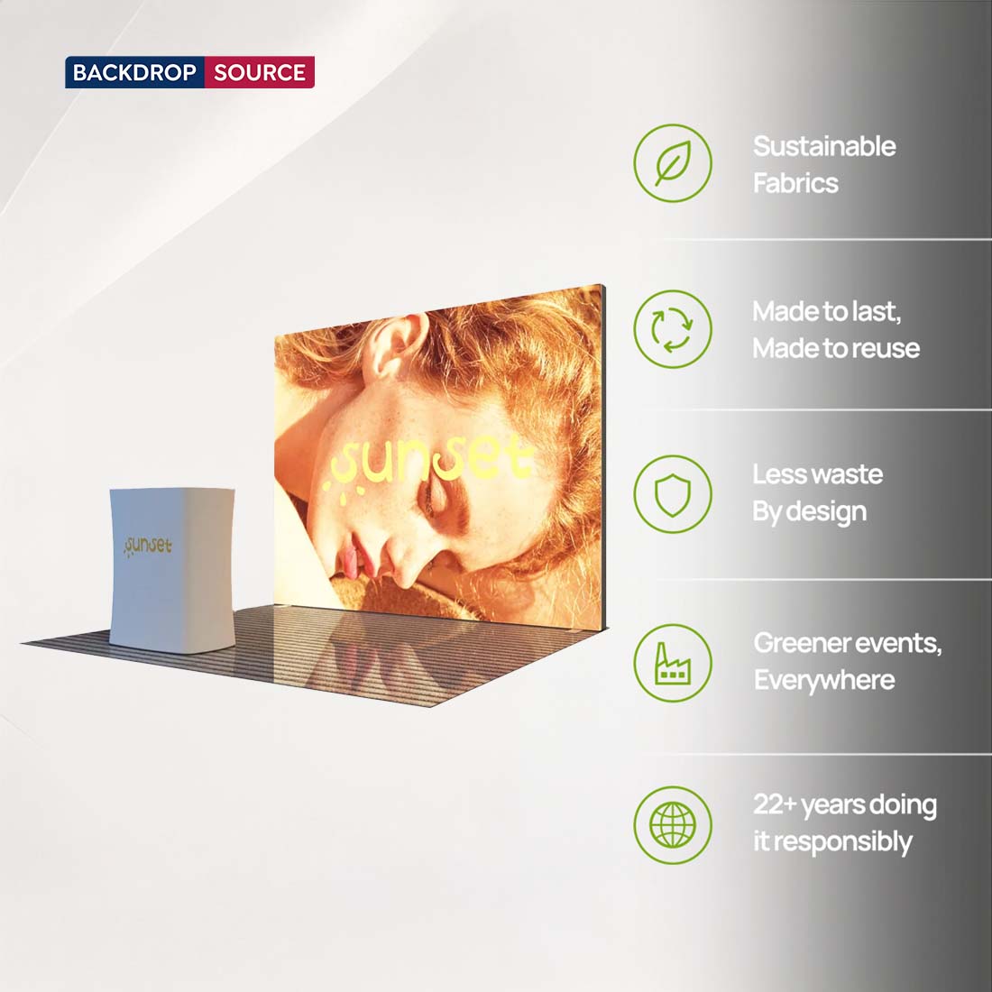 Premier 3m x 3m Exhibition Booth - Model 3