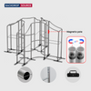 4x4m Magnetic Fabric Booth Wall with 16 Panels