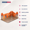 6x6m Magnetic Fabric Booth Wall with Mixed Curved & Angled Panels