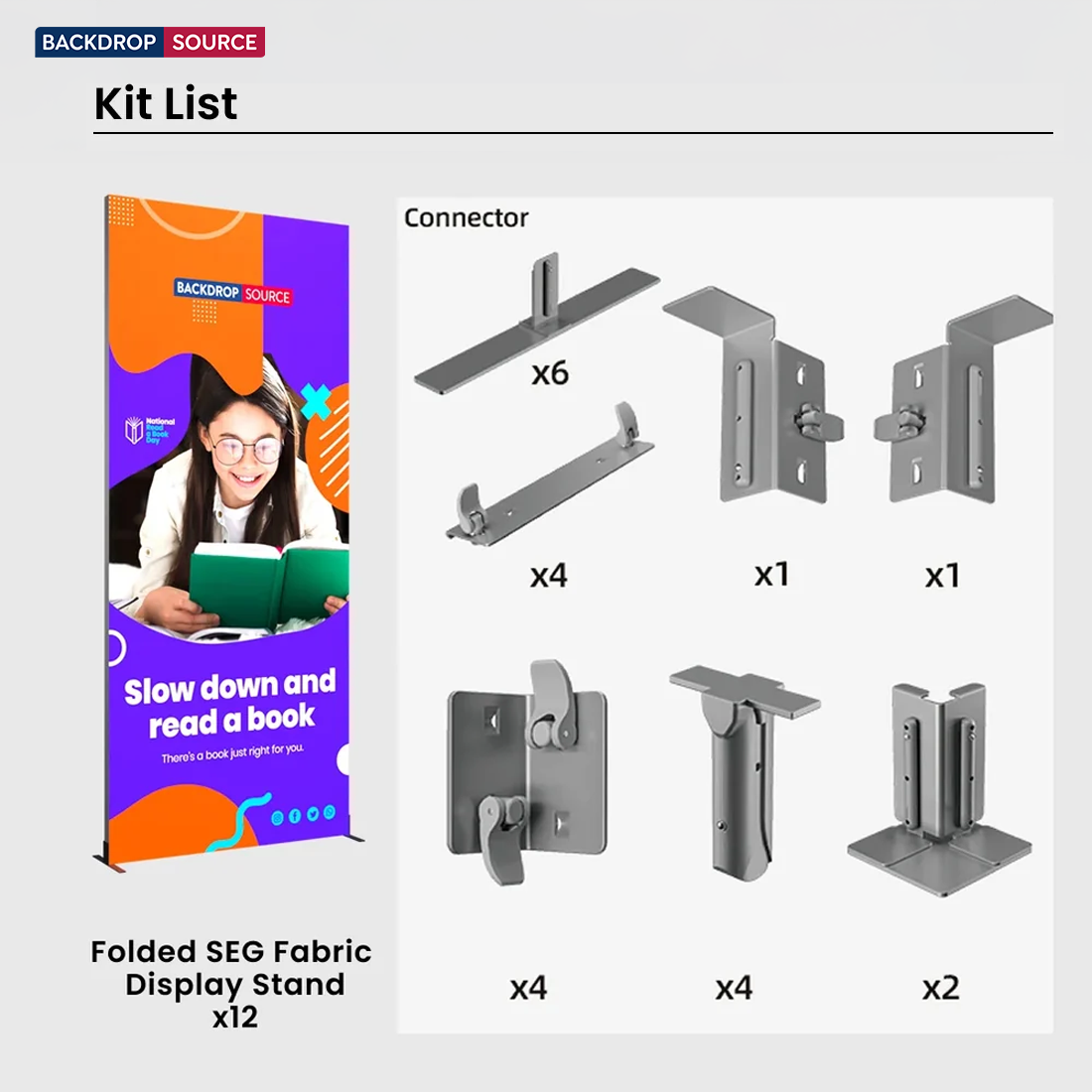 Foldable SEG  Exhibition Display - Model 10