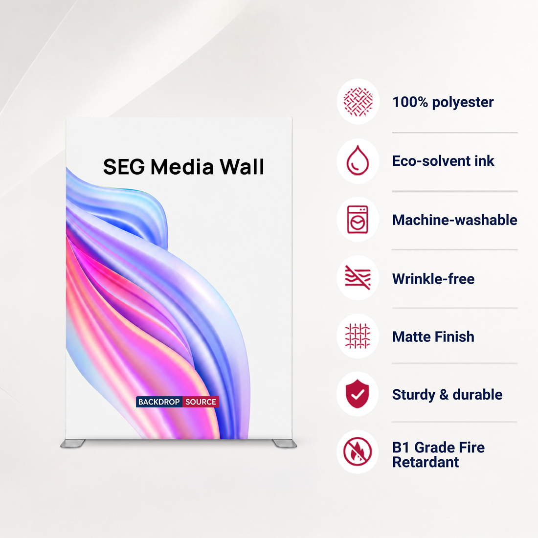 Over Size SEG Fabric Display - 3m W x 4m H