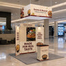 3x3m Magnetic Booth Kit with Hanging Banner & Counter
