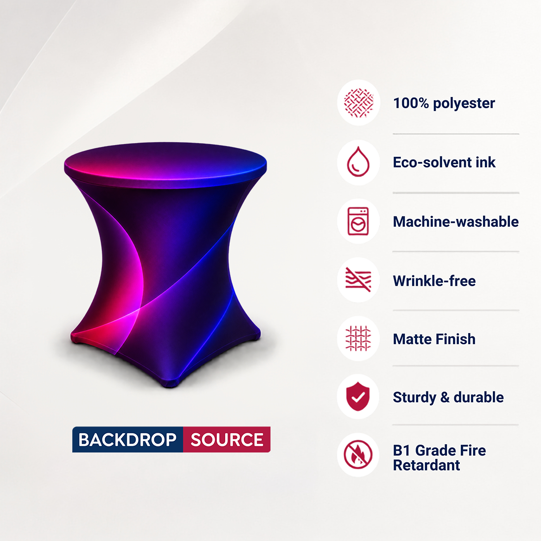 Round Stretch Table Covers