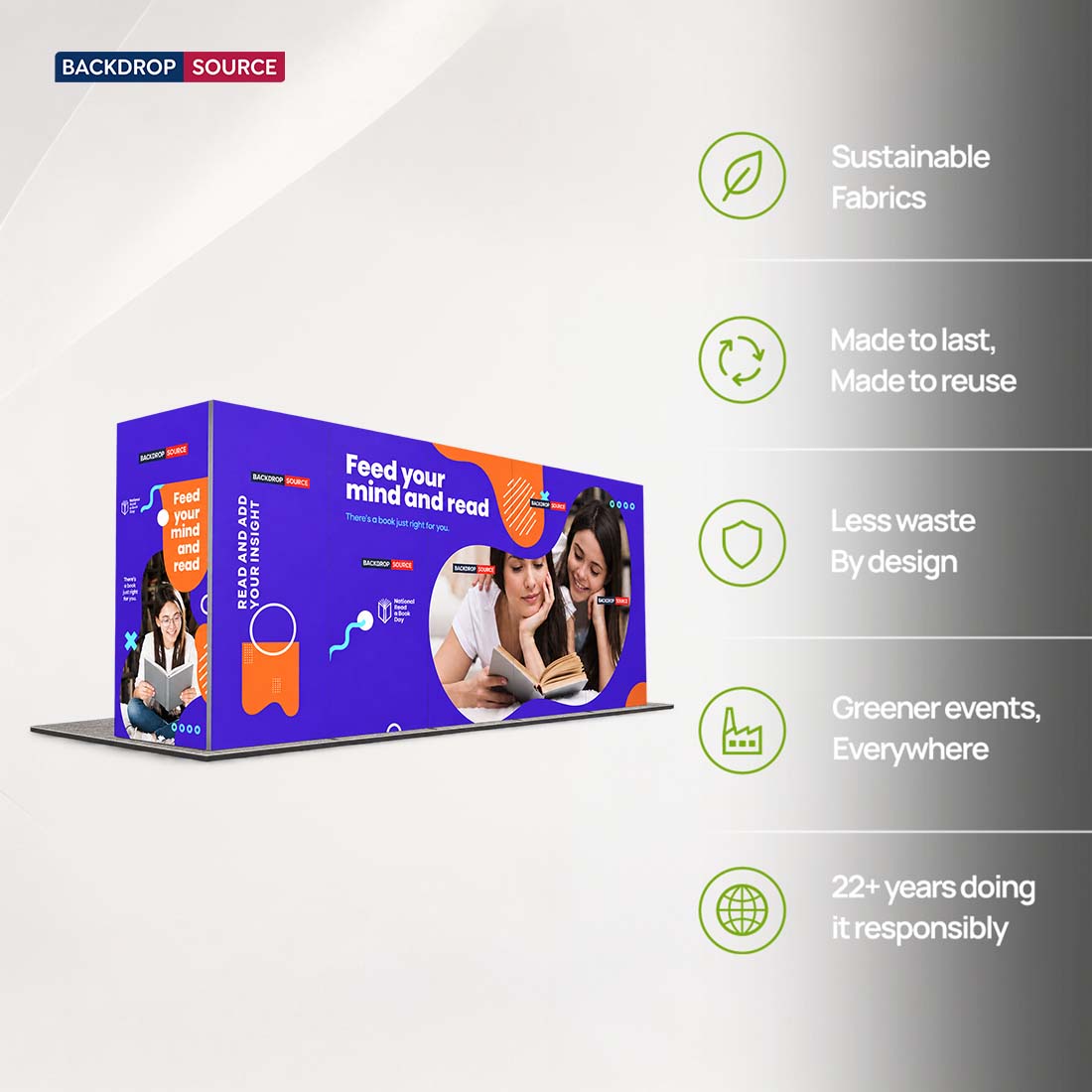 6m Folding SEG U-Shape Booth Kit with Arch Header