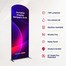 Portable Rampant Arch Fabric Exhibit Display