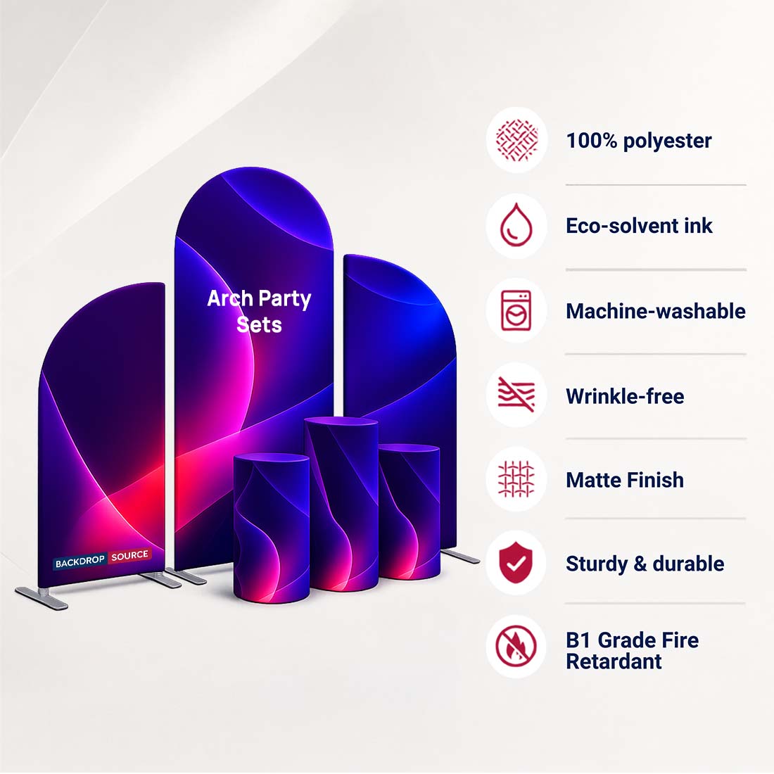 Arch Party Sets with Plinth - Model 2