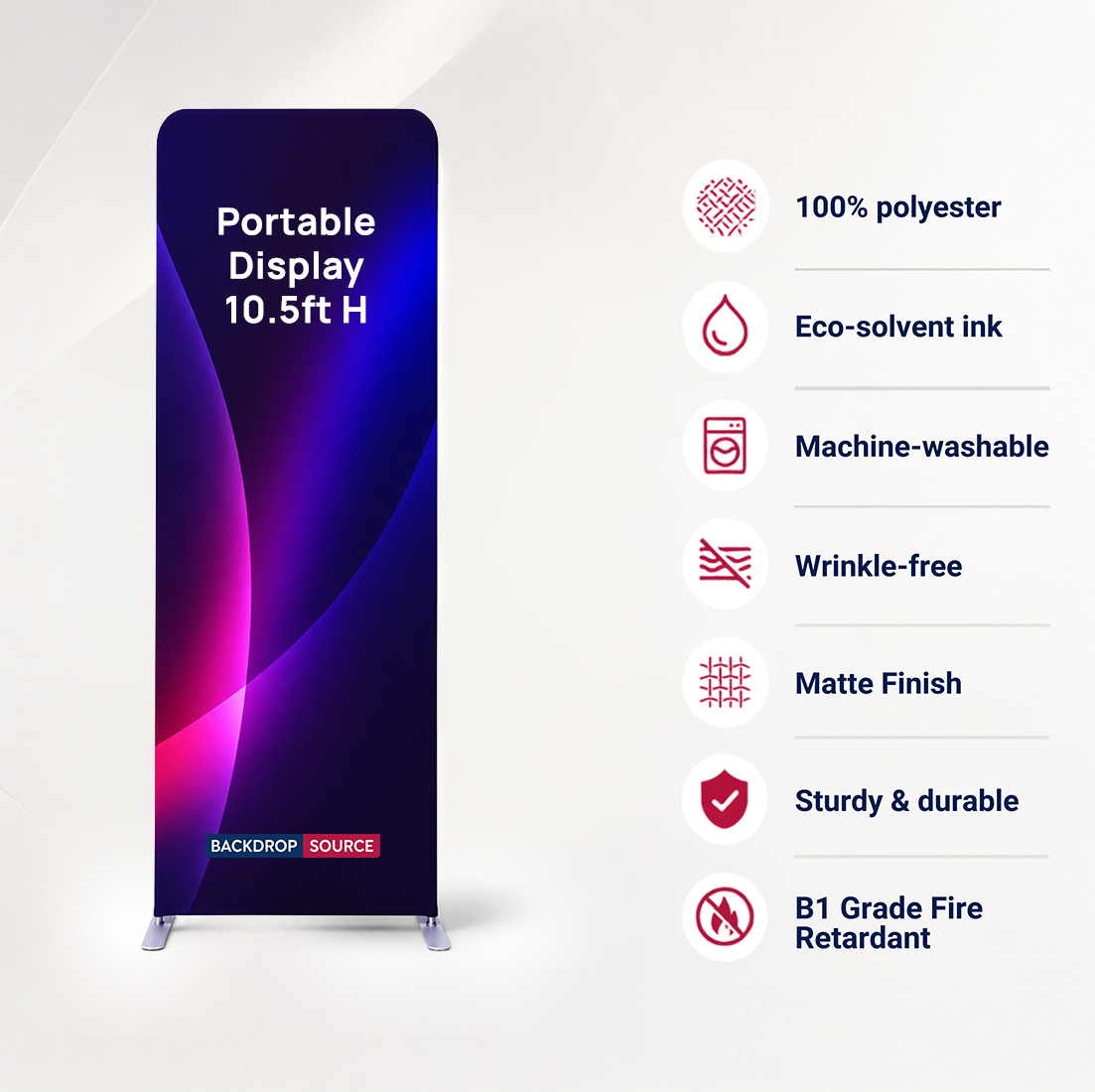 Portable 3.2m High Fabric Exhibit Display