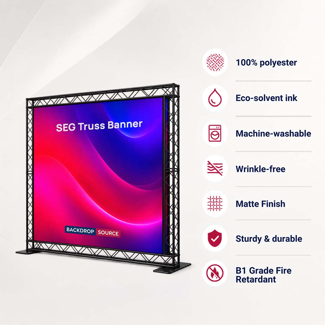 Portable Modular SEG Truss Display