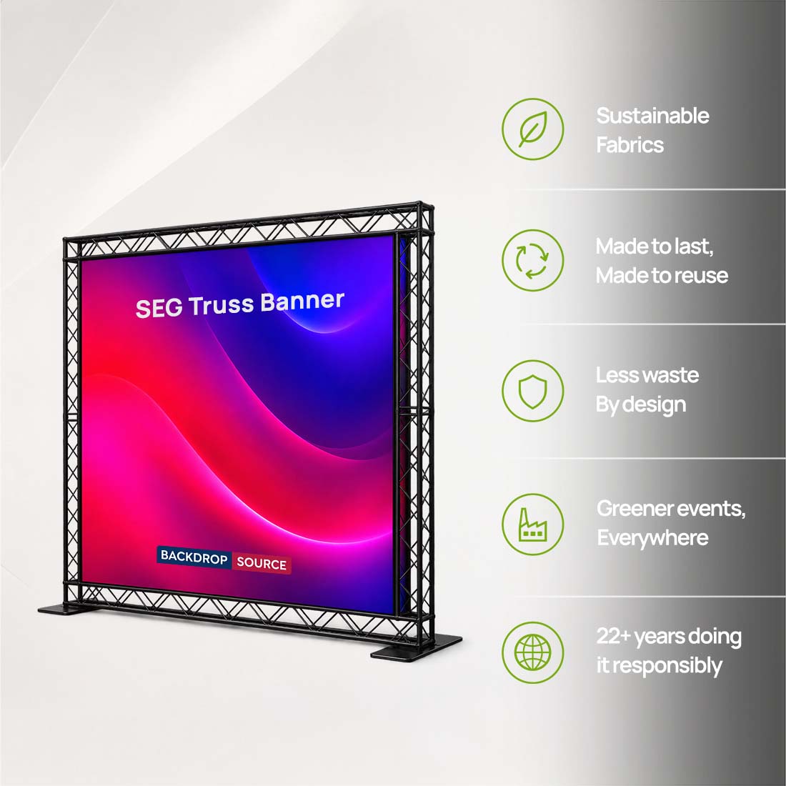Portable Modular SEG Truss Display