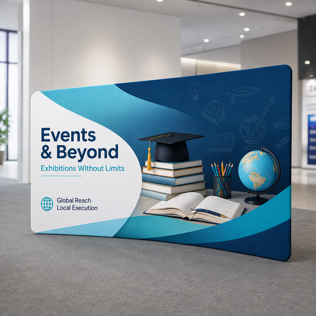 Curved Wave Trade Show Display