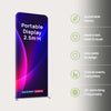 Portable 2.5m High Fabric Exhibit Display