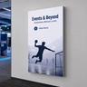 Wall-Mounted SEG Fabric display - 60mm Depth