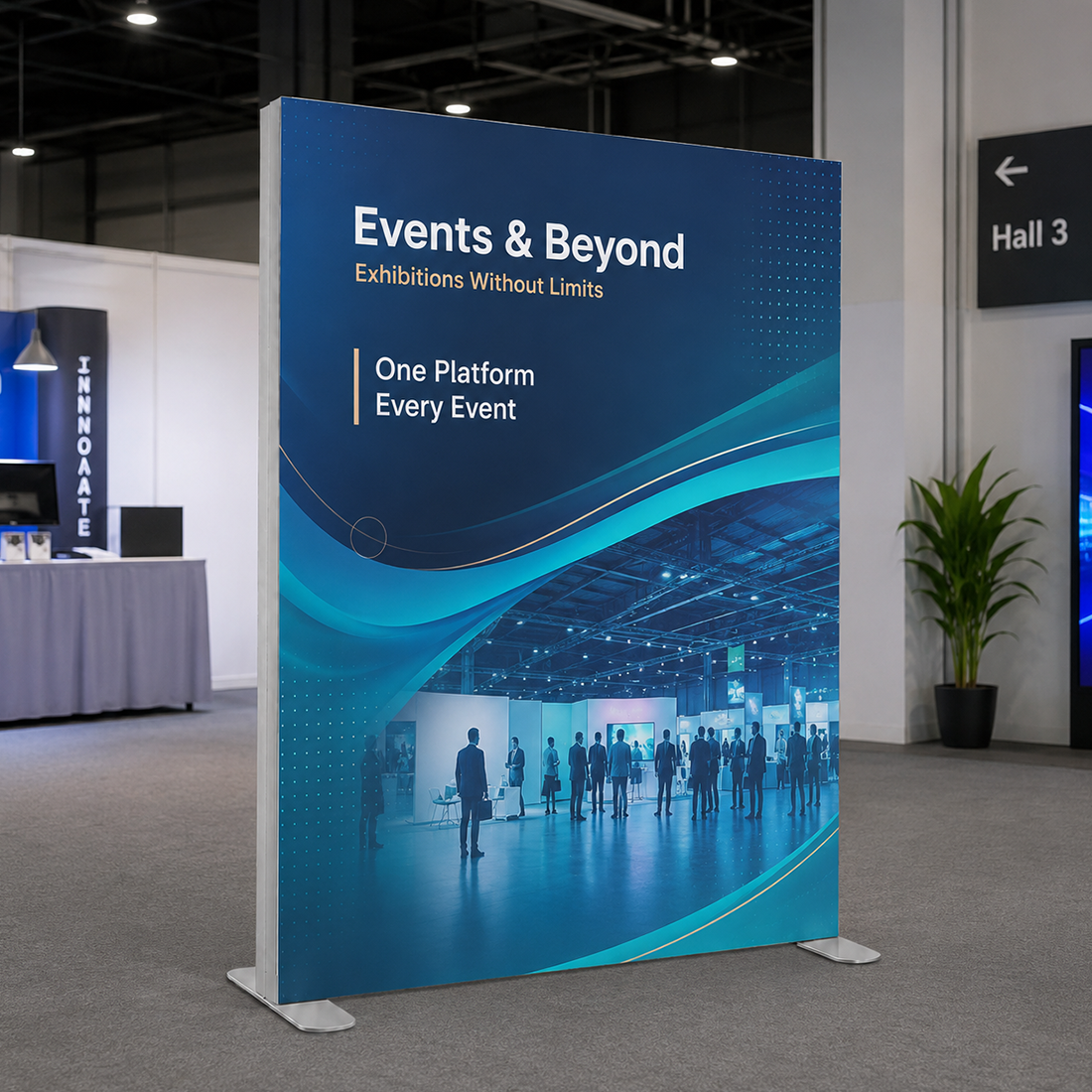 Over Size SEG Fabric Display - 3m W x 4m H