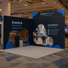3m Folding SEG Booth Kit with Header Band & Sidewalls