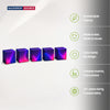 5 Sets of Stretch Fabric Displays for Product Showcase