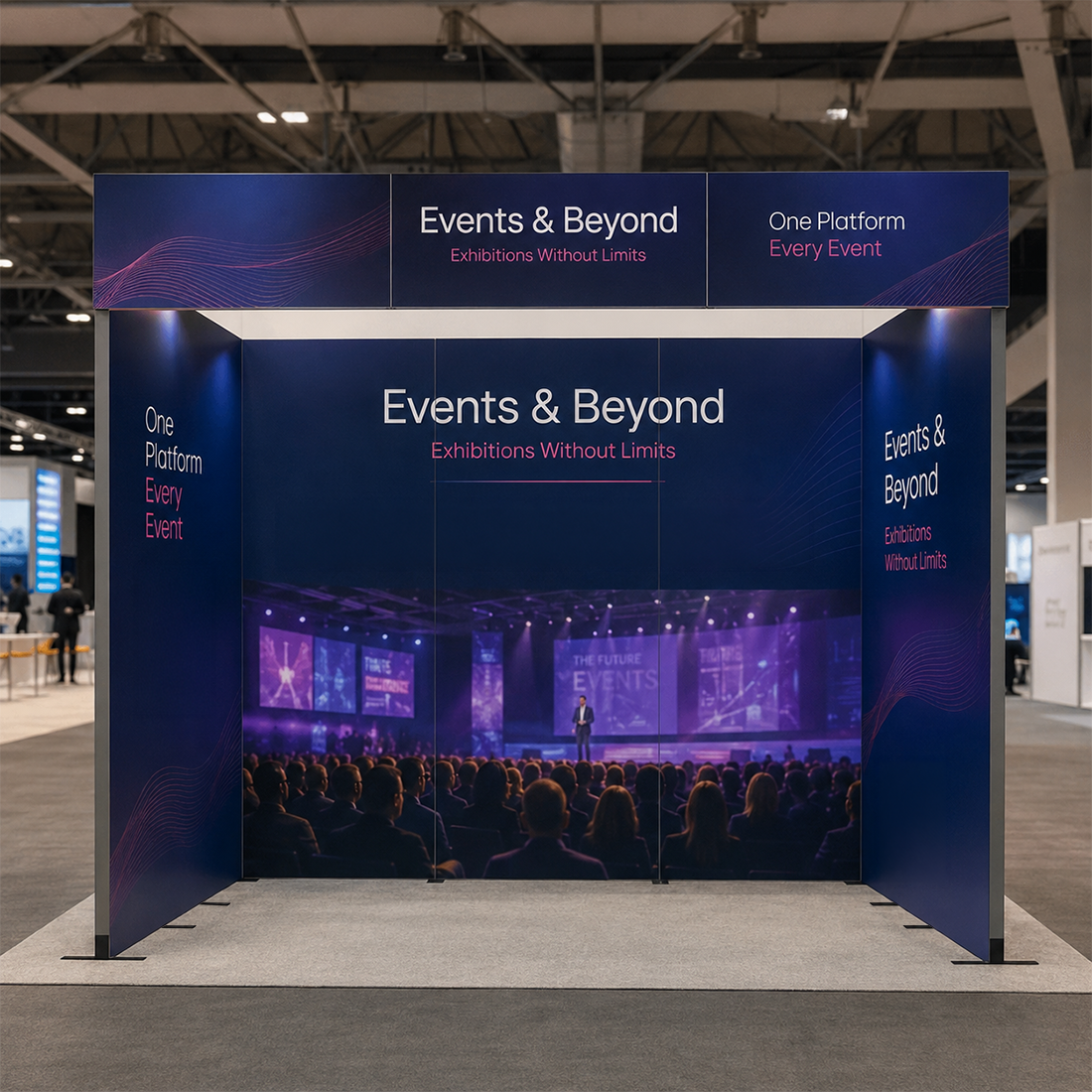Foldable SEG  Exhibition Display - Model 10