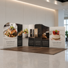 5x4m Magnetic Fabric Booth Wall with Modular Panels