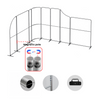 5x4m Magnetic Fabric Booth Wall with Modular Panels
