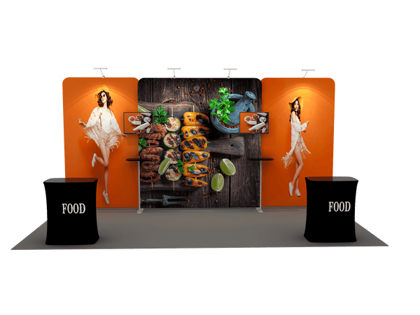 Portable Exhibit Display 6m x 3m - Model 4