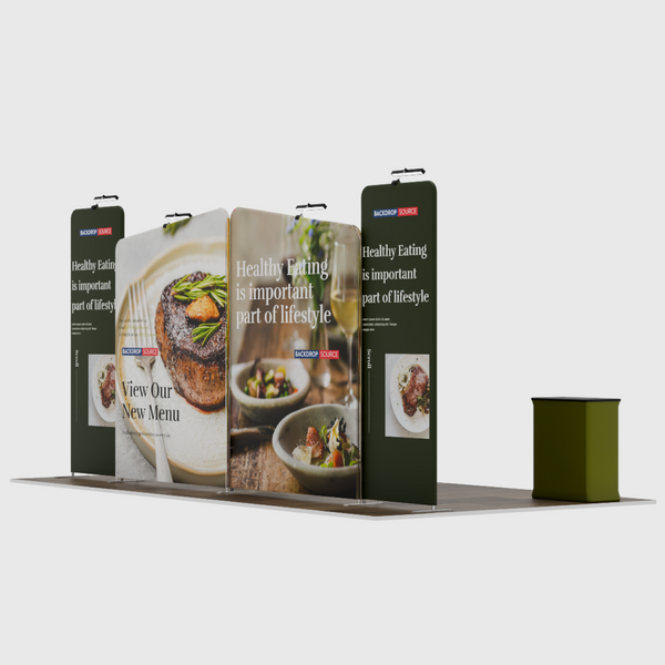 Portable Exhibit Display 6m x 3m - Model 1